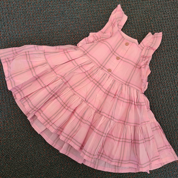 NWOT Osh Kosh Pink Plaid Baby Dress - Picture 2 of 8